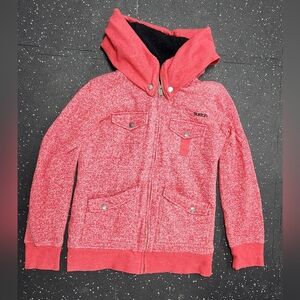 Ladies Burton sherpa Lined Zipped Hoodie